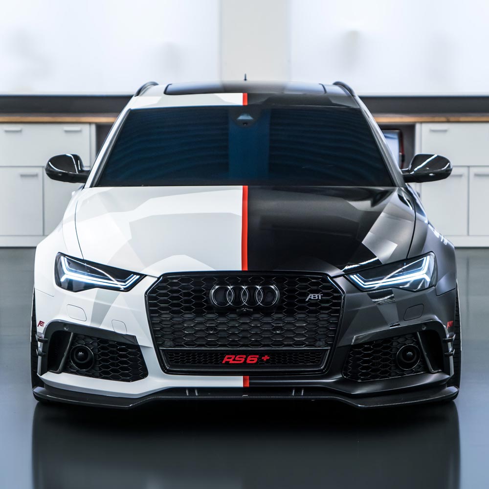 Audi RS6 Front SCEND Tuning Carwrapping Fahrzeugfolierung