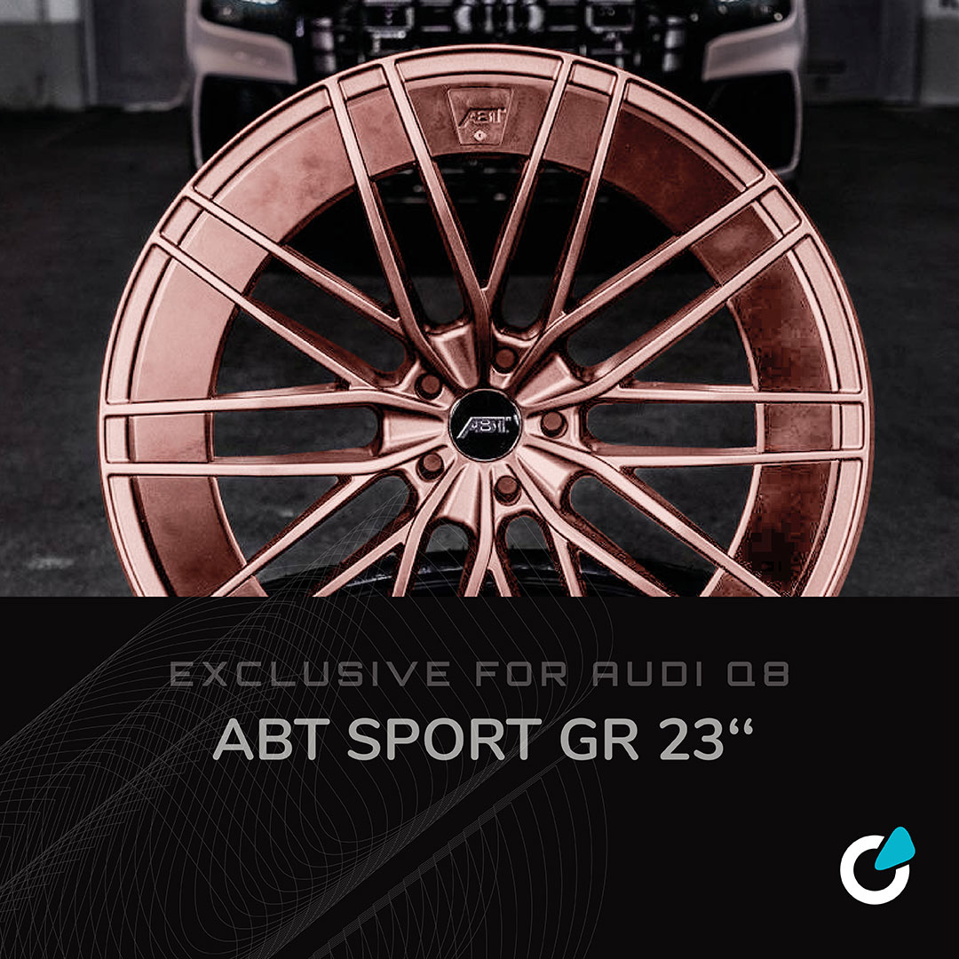 Audi Q8 Tuning Concept Natural Silverlight von SCEND Tuning mit Felgen ABT Sport GR 23 Zoll