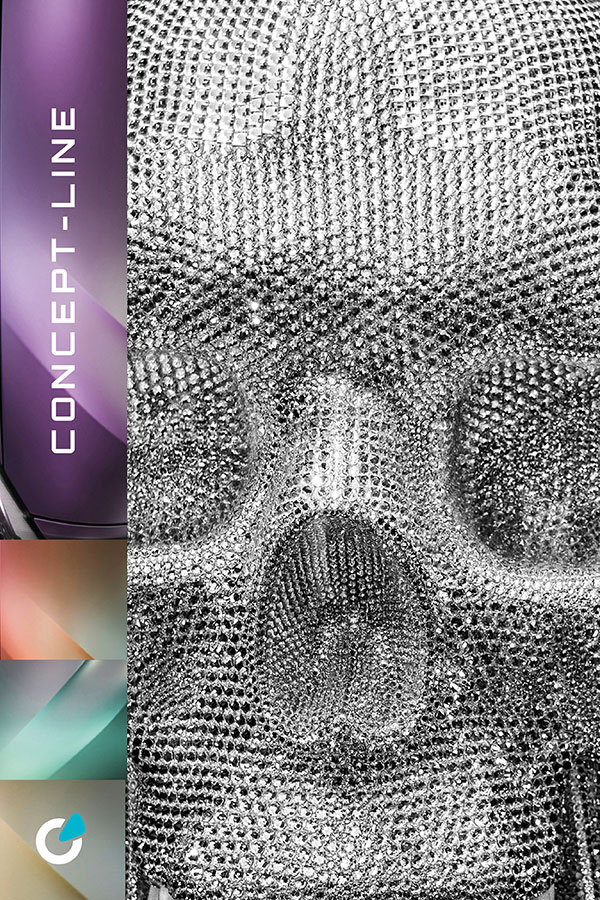 Mercedes AMG Tuning Konzept Metallic Pastell von SCEND Tuning Inspiration, Metalloberfläche